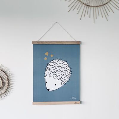 Ilustración - El erizo enamorado