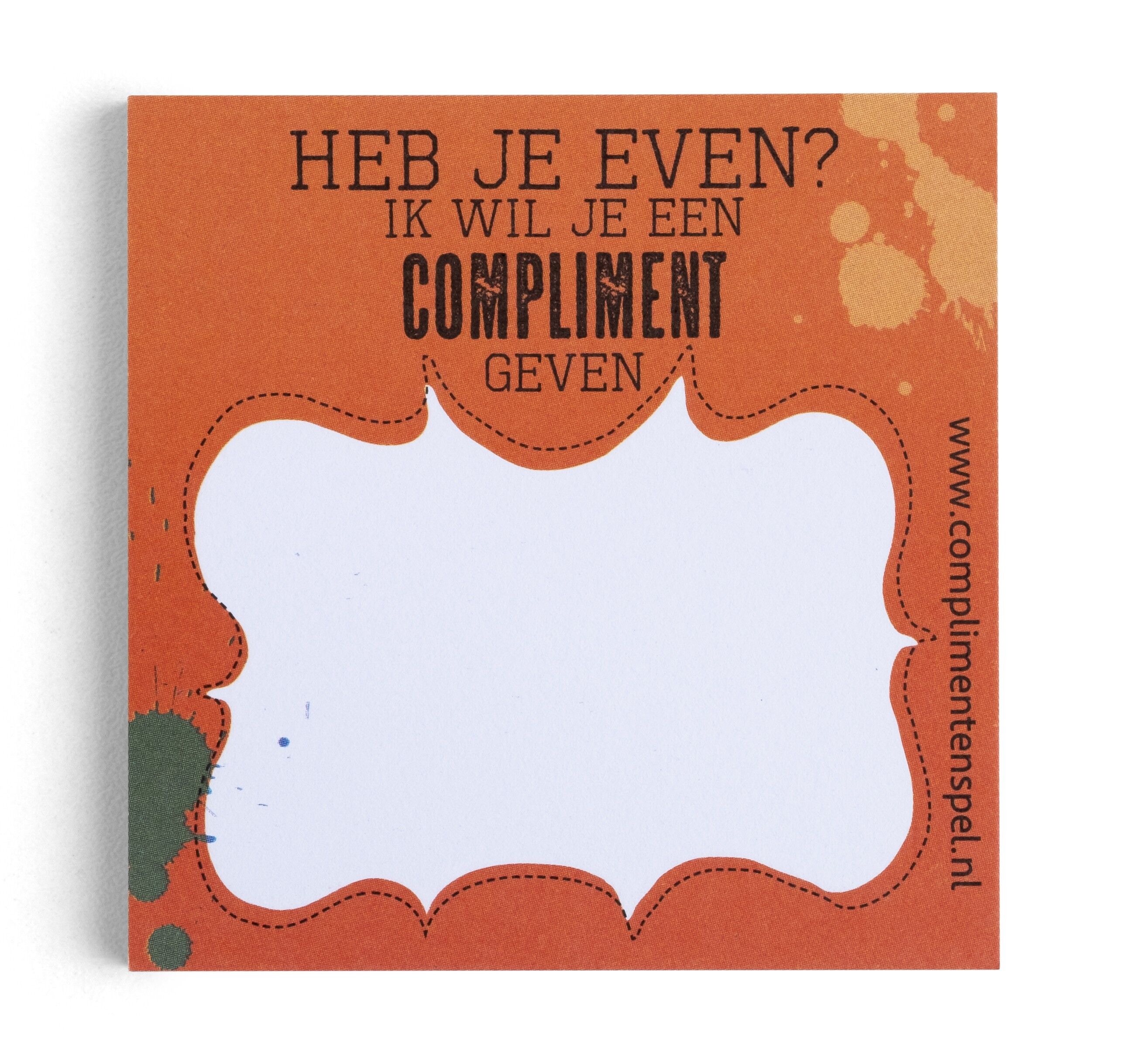 Post-it "Hast du eine Minute? Ich möchte dir ein Kompliment machen