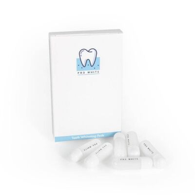 Dosettes de blanchiment des dents blanches PAP-X Pro - VEGAN CERTIFIÉ PAR LA VEGAN SOCIETY