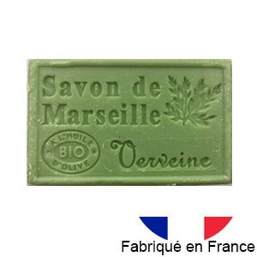 Savon de Marseille à l'huile d'olive BIO - parfum Verveine - 125gr