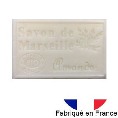 Marseille soap with organic olive oil almond scent