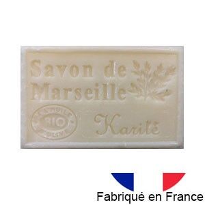 Marseille soap with organic olive oil - Shea fragrance - 125g