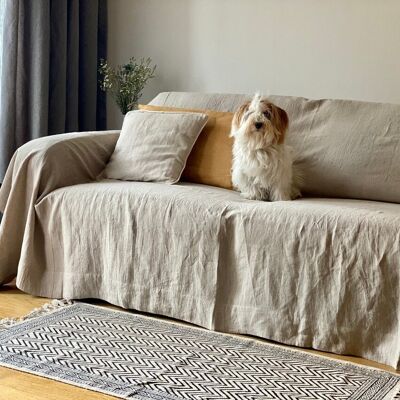 Linen Couch Cover