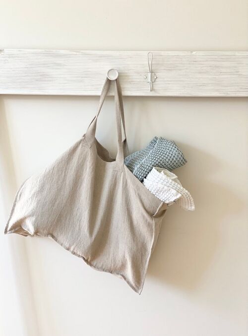 Linen Tote Bags - Linen Shopping Bags