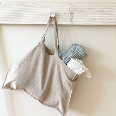 Linen Tote Bags - Linen Shopping Bags