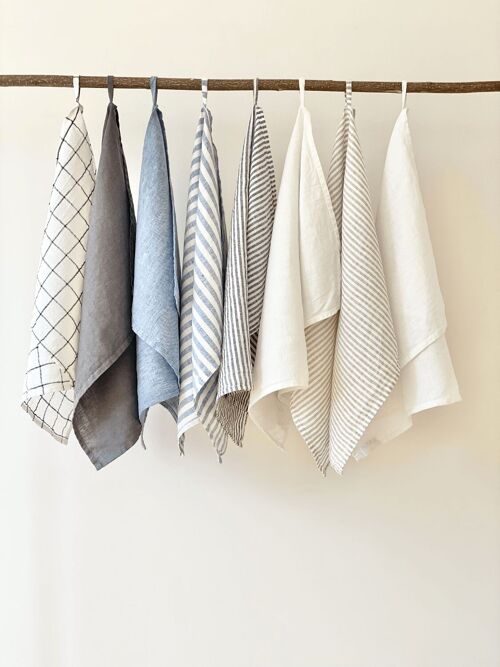 Linen Kitchen Towels - Linen Tea Towels