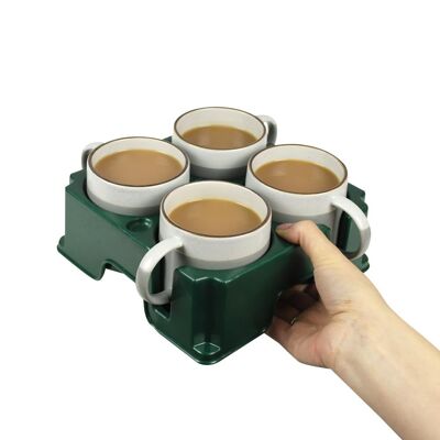 muggi (Recycled) - Ocean Green, mug carrier made from recycled ocean plastics