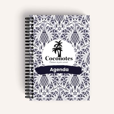 Agenda semainier – paon