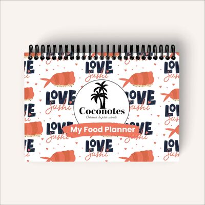 cuaderno temático
MI PLANIFICADOR DE ALIMENTOS - SUSHI LOVE