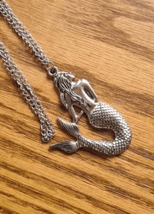 Enchanting Silver Mermaid Pendant