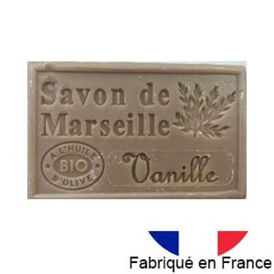 Marseille soap with organic olive oil, vanilla scent