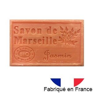 Marseille soap with organic olive oil - Jasmine fragrance - 125g