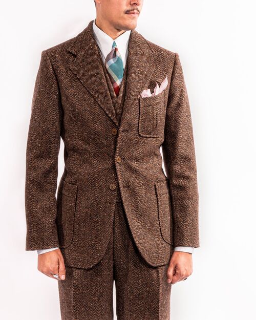 Brown Donegal King Cole Jacket