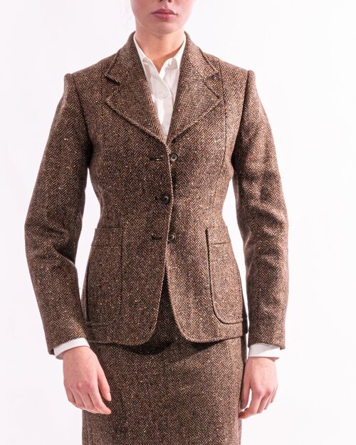Brown Donegal Jacket