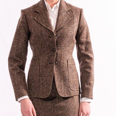 Brown Donegal Jacket