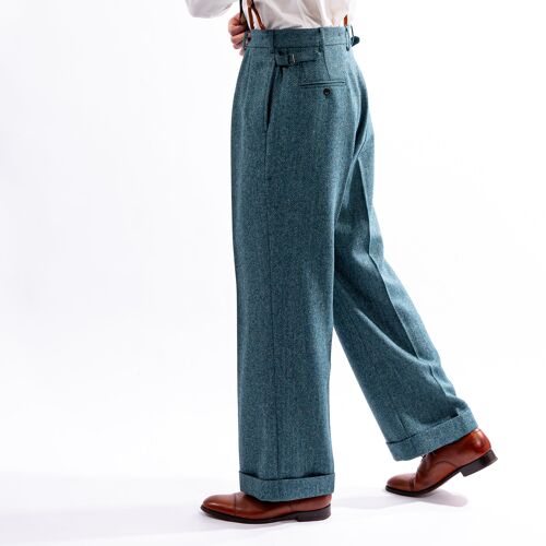 Blue Teal King Cole Trousers