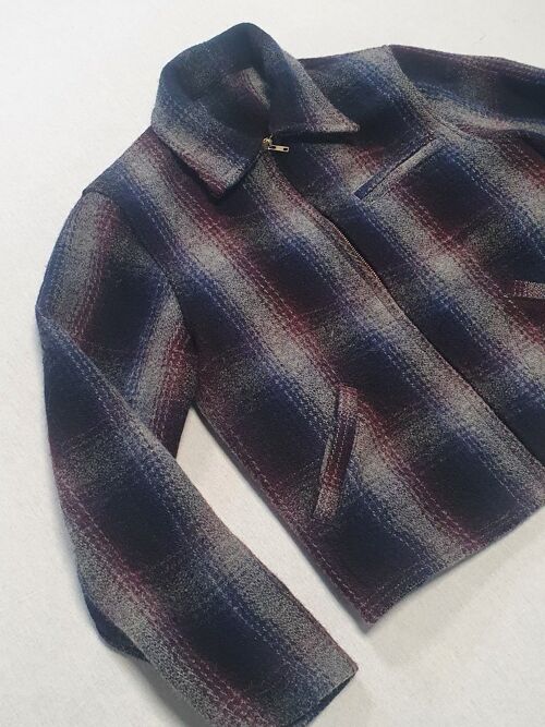 Sample Wool Plaid 33 Jacket - 38