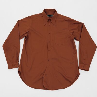 Sample Rust Sateen Shirt - 14.5