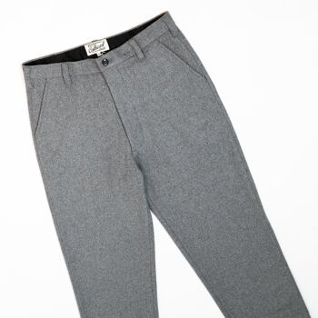 Pantalon en laine gris échantillon - 42
