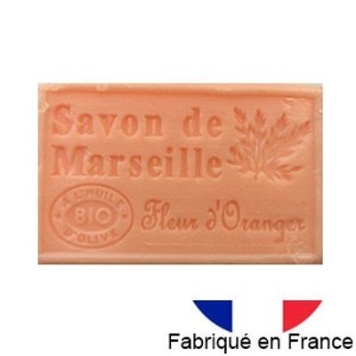 Marseille soap with organic olive oil orange blossom scent