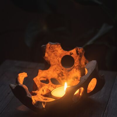 @EARTHWINDESIRE handgefertigter Kerzenhalter aus Upcycling-Holz_LARGE