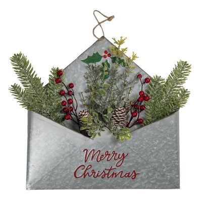 Decoratie hanger Merry Christmas 35x5x35 cm 1