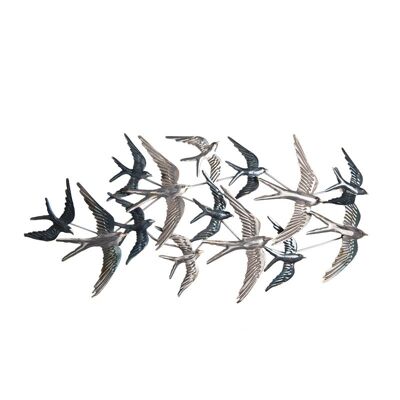 Wanddecoratie vogels 87x4x45 cm 1