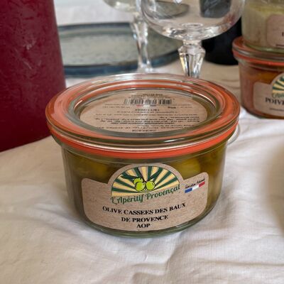 Gebrochene Oliven aus Baux de Provence gU