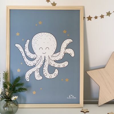 Ilustración - El pulpo estrellado