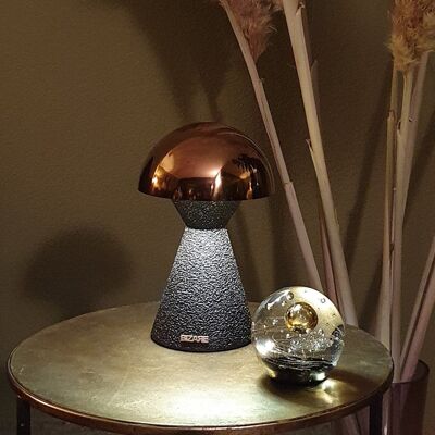 Lámpara inalámbrica The Mushroom Copperplated- Incluye lámpara extra