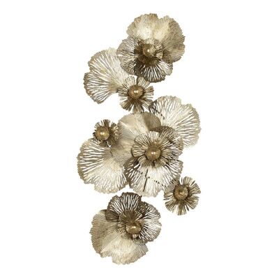 Wanddecoratie bloemen 132x9x66 cm 1