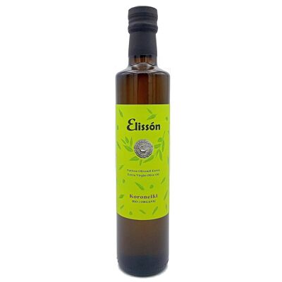 Huile d'olive extra vierge biologique Elissón Koroneiki - 500mL
