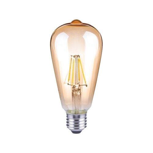 Ampoule LED ST64 ambrée 4 watts - 400 Lumen