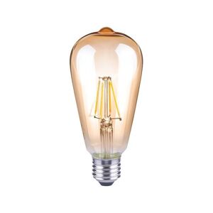 Ampoule LED ST64 ambrée 4 watts - 400 Lumen