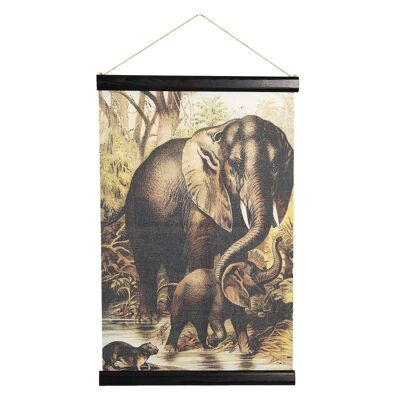 Wandkaart dieren 40x2x60 cm 2