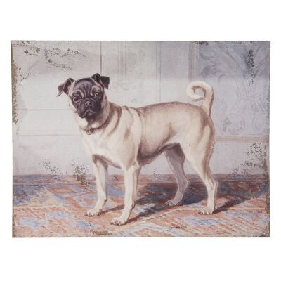 Schilderij hond 73x3x55 cm 1