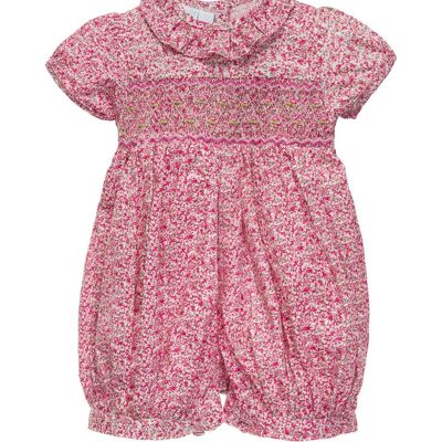 Thumbelina smocked romper 3-24 Months