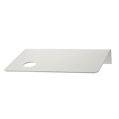 Estante de pared de cabecera - Metal blanco