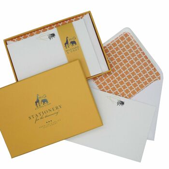 Ensemble de cartes pour notes Bee Swirl avec enveloppes doublées 1