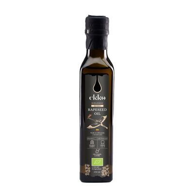 Organic cold pressed refined rapeseed oil  250ml