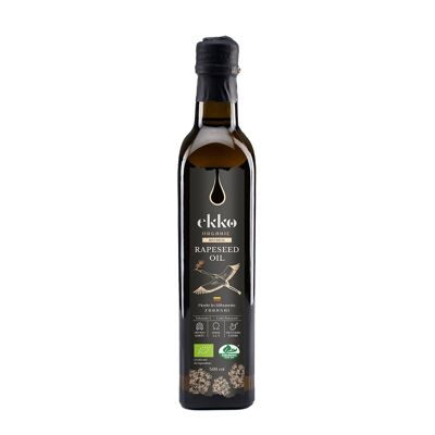 Organic cold pressed refined rapeseed oil 500ml