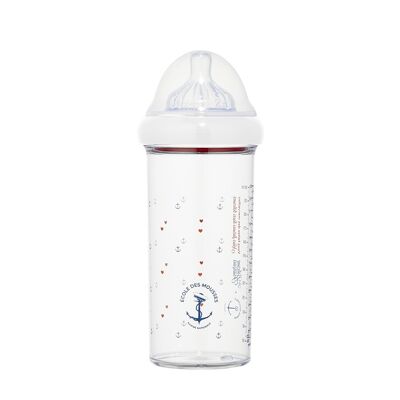 360ml French Navy baby bottle