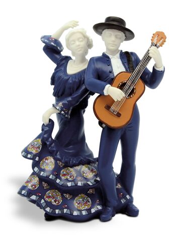 COUPLE GUITARE (BLEU)