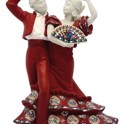 Baile flamenco mediano (rojo)