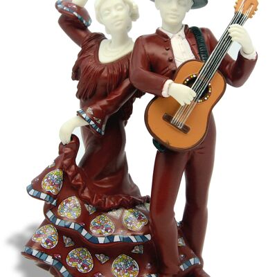 Pareja guitarra (rojo)