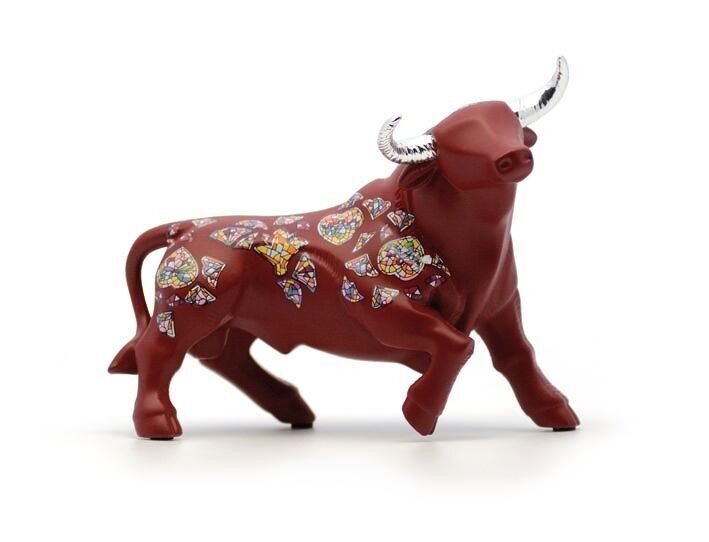 Toro pequeño rojo c/calcas