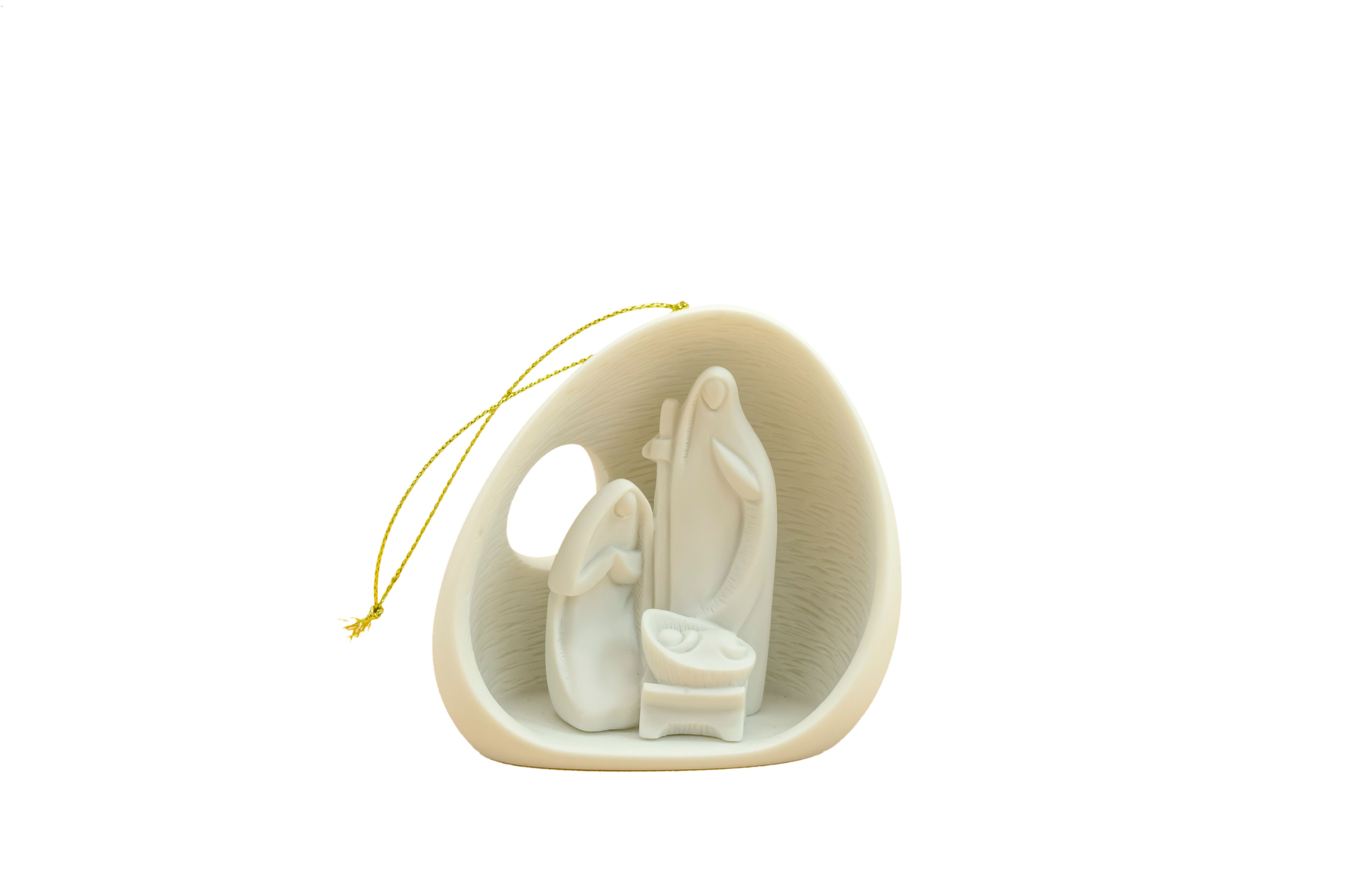 Adorando al niño c/pesebre mini