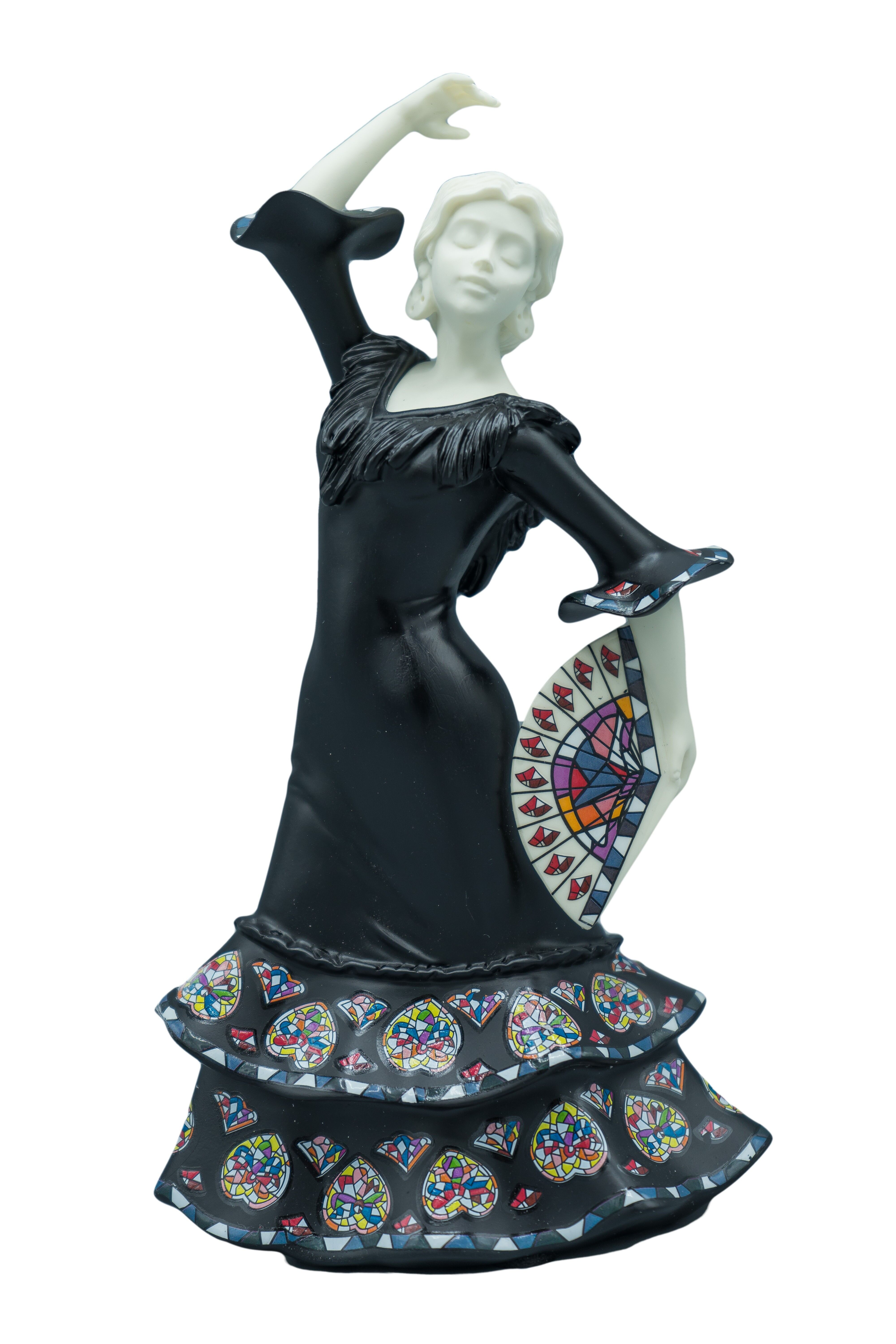 SEVILLANA FAN MEDIUM BLACK
