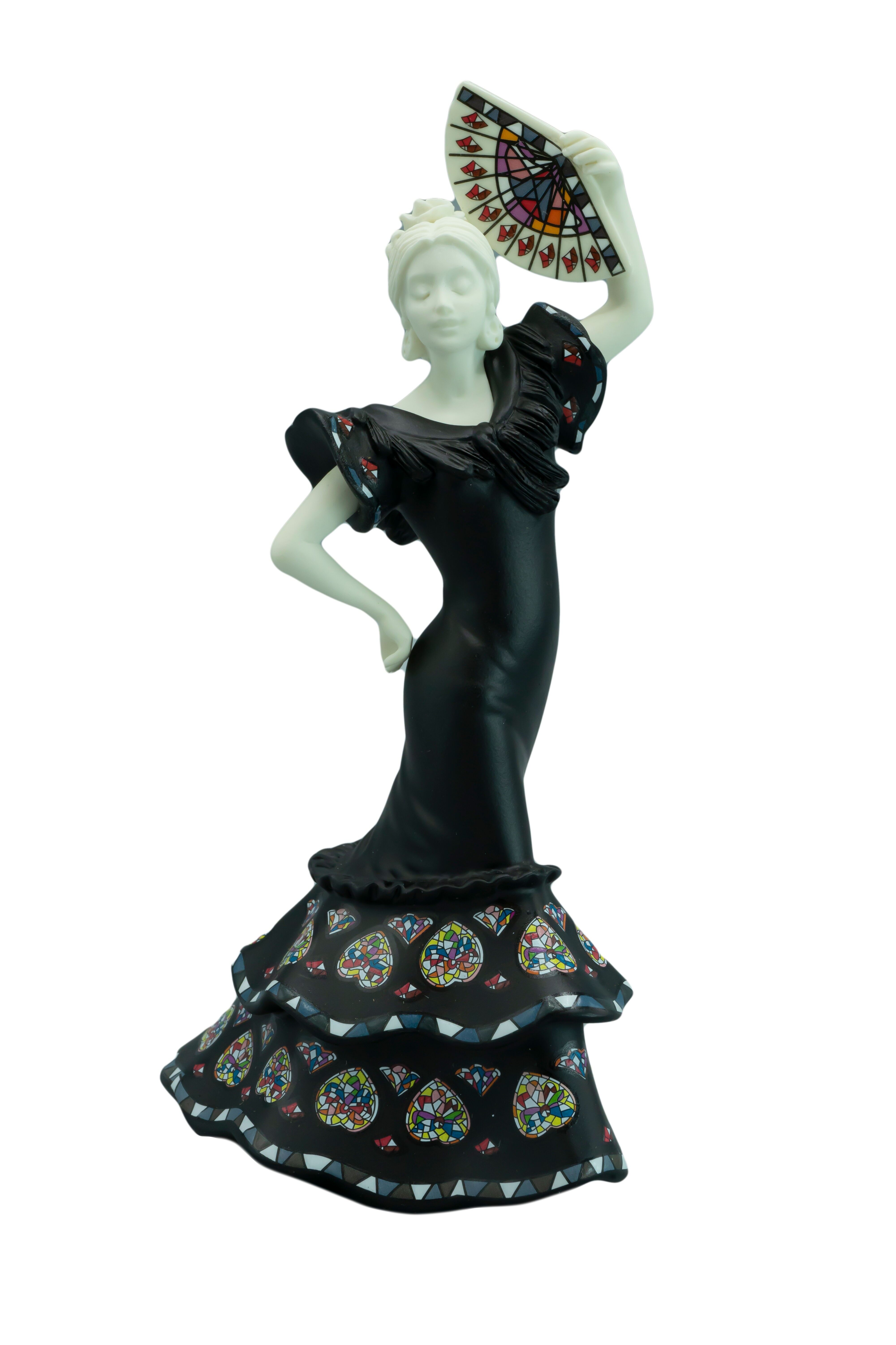 SEVILLANA FAN SMALL BLACK