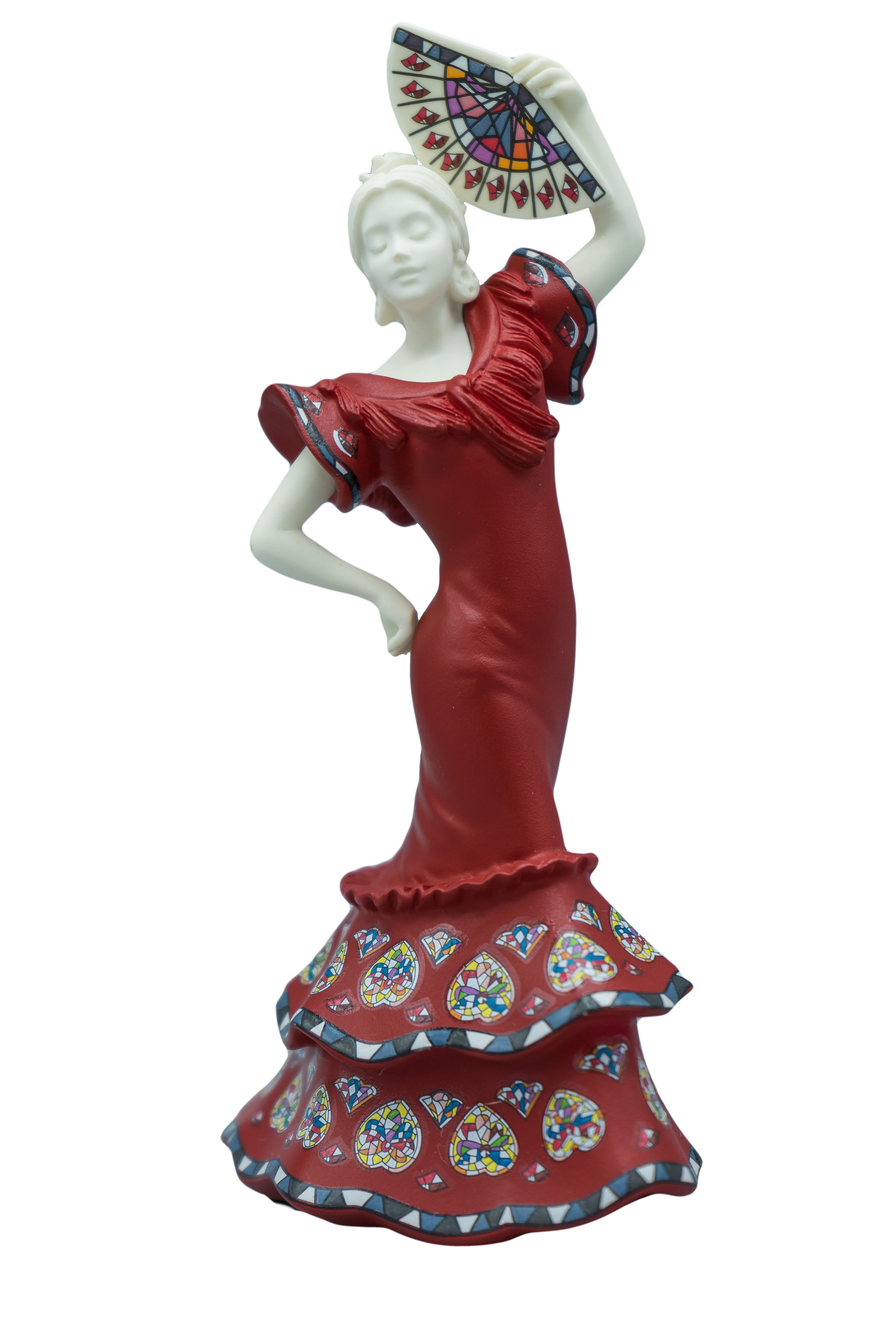 SEVILLANA FAN SMALL RED